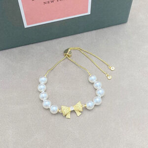 kate spade Zircon Bow Pearl Bracelet